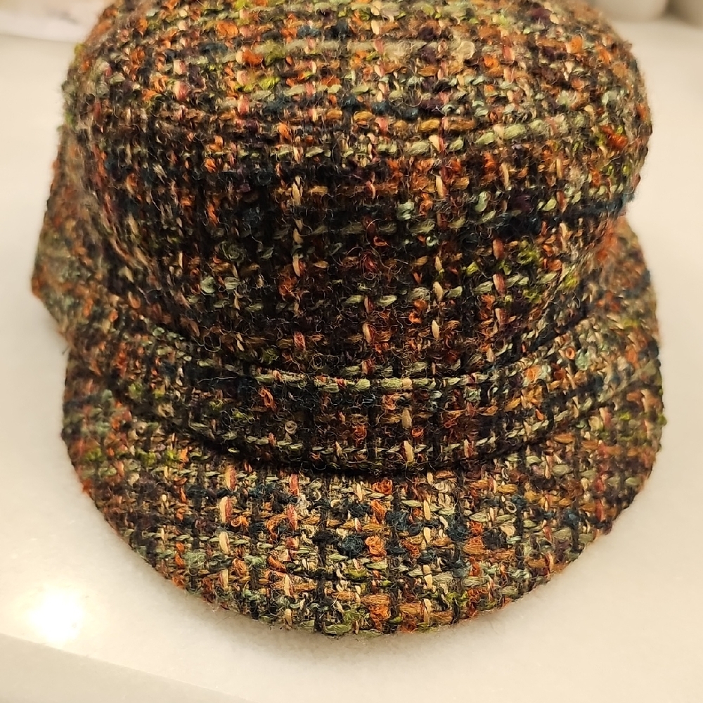 Quagga Tweed Cap Hat One Size Wool Adjustable Men Women
